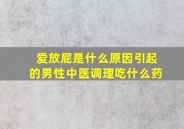 爱放屁是什么原因引起的男性中医调理吃什么药