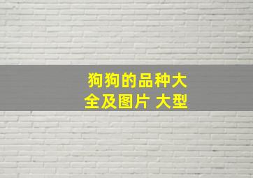 狗狗的品种大全及图片 大型