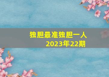 独胆最准独胆一人2023年22期