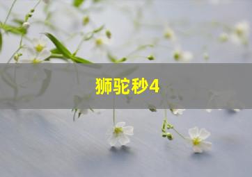 狮驼秒4