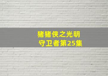 猪猪侠之光明守卫者第25集