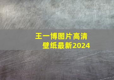 王一博图片高清壁纸最新2024