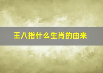 王八指什么生肖的由来