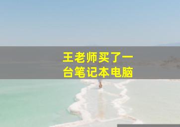 王老师买了一台笔记本电脑