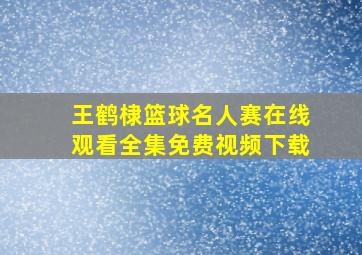 王鹤棣篮球名人赛在线观看全集免费视频下载