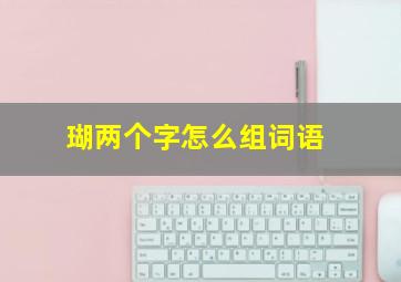 瑚两个字怎么组词语