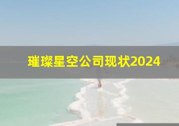 璀璨星空公司现状2024