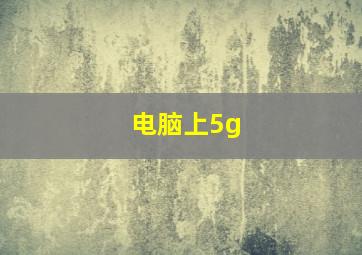 电脑上5g