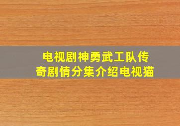 电视剧神勇武工队传奇剧情分集介绍电视猫