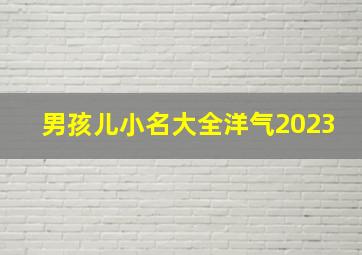 男孩儿小名大全洋气2023