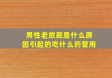 男性老放屁是什么原因引起的吃什么药管用