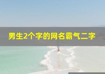 男生2个字的网名霸气二字