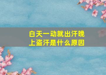 白天一动就出汗晚上盗汗是什么原因