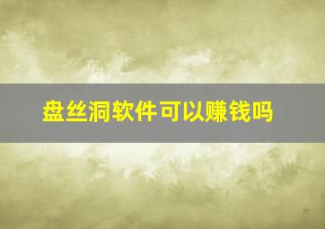 盘丝洞软件可以赚钱吗