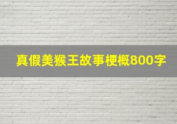 真假美猴王故事梗概800字