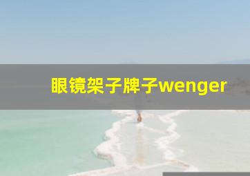 眼镜架子牌子wenger