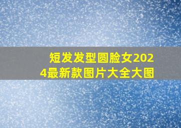 短发发型圆脸女2024最新款图片大全大图