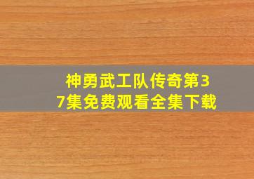 神勇武工队传奇第37集免费观看全集下载