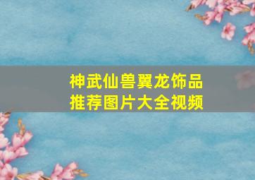 神武仙兽翼龙饰品推荐图片大全视频