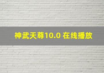 神武天尊10.0 在线播放