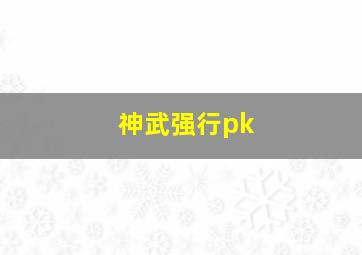 神武强行pk