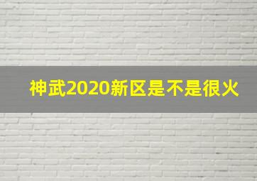 神武2020新区是不是很火