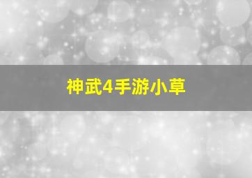 神武4手游小草