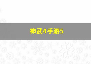 神武4手游5