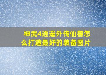 神武4逍遥外传仙兽怎么打造最好的装备图片