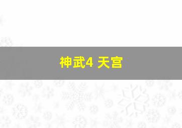 神武4 天宫