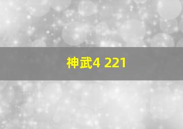 神武4 221