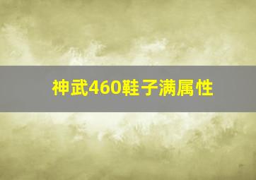 神武460鞋子满属性