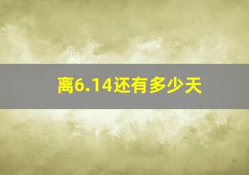 离6.14还有多少天