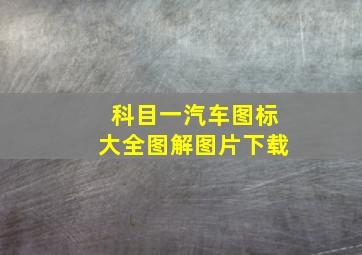 科目一汽车图标大全图解图片下载