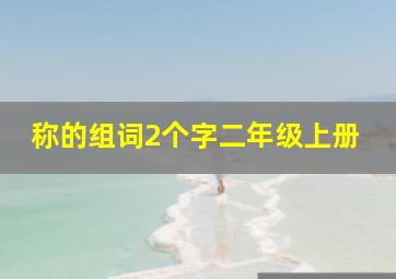 称的组词2个字二年级上册