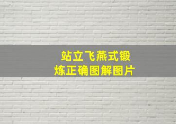 站立飞燕式锻炼正确图解图片