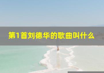 第1首刘德华的歌曲叫什么