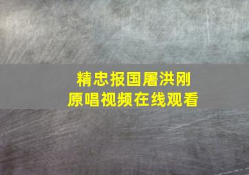 精忠报国屠洪刚原唱视频在线观看