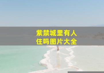 紫禁城里有人住吗图片大全