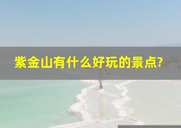 紫金山有什么好玩的景点?