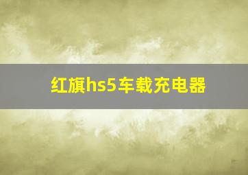 红旗hs5车载充电器