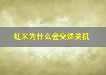 红米为什么会突然关机