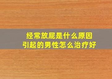 经常放屁是什么原因引起的男性怎么治疗好