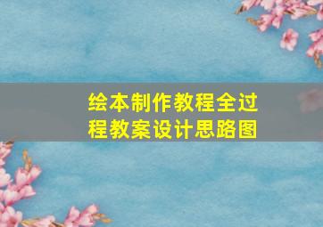 绘本制作教程全过程教案设计思路图