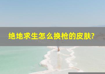 绝地求生怎么换枪的皮肤?