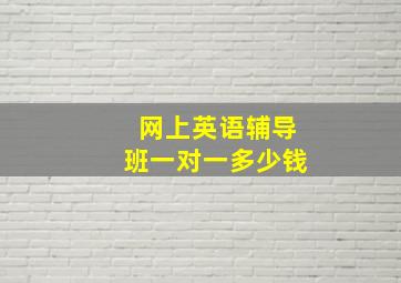 网上英语辅导班一对一多少钱