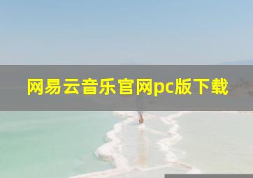 网易云音乐官网pc版下载