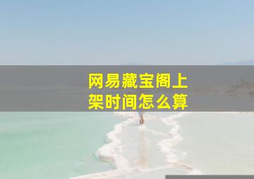 网易藏宝阁上架时间怎么算