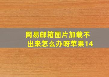 网易邮箱图片加载不出来怎么办呀苹果14