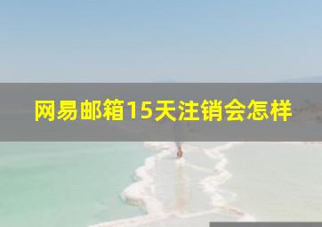 网易邮箱15天注销会怎样